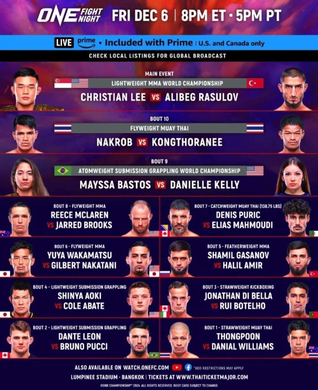 ONE Fight Night 26 poster