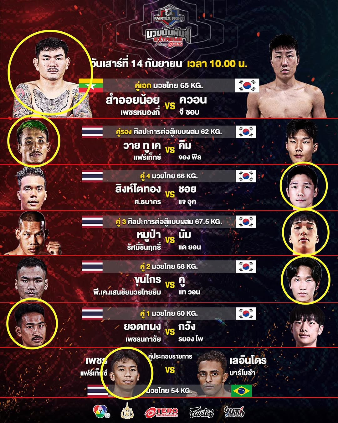 Fairtex Fight 107 poster