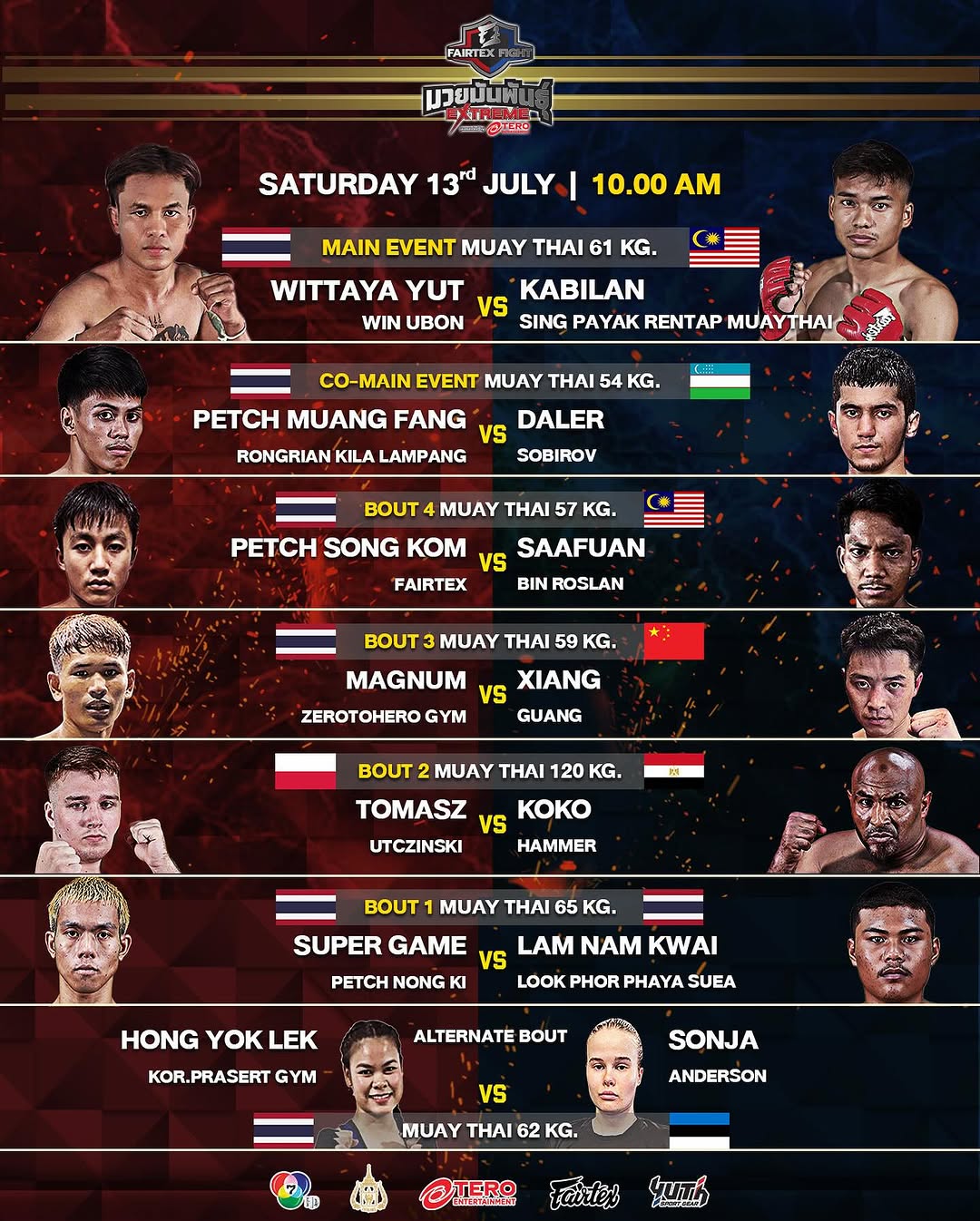 Fairtex Fight 101 poster