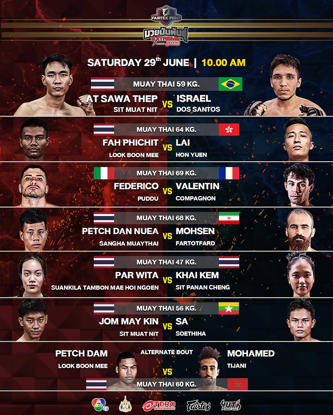Fairtex Fight 100 poster