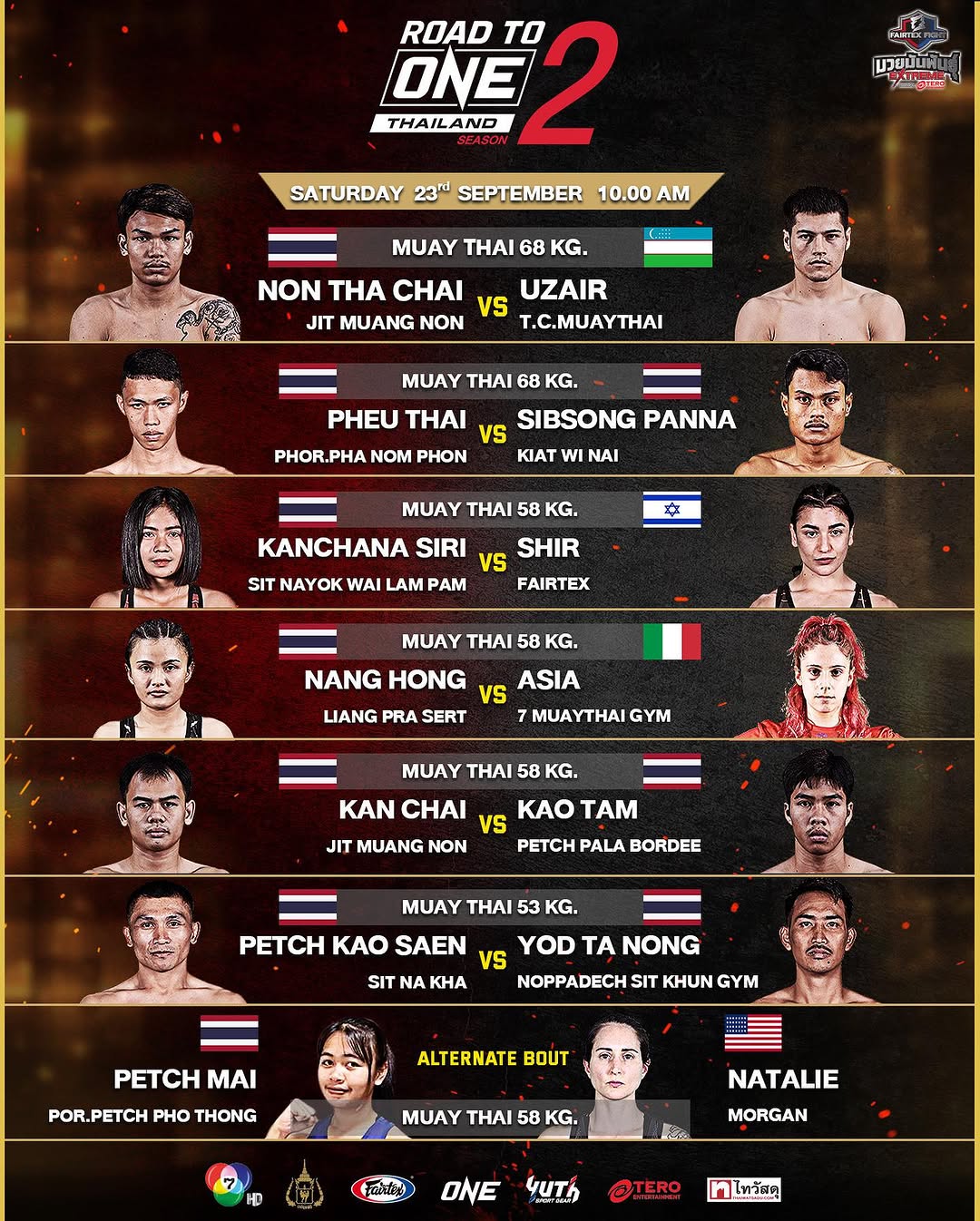 Fairtex Fight 72 poster