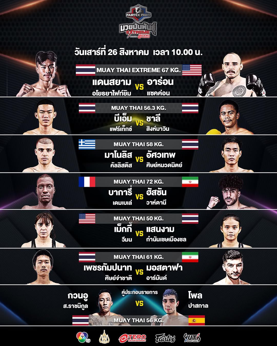 Fairtex Fight 68 poster