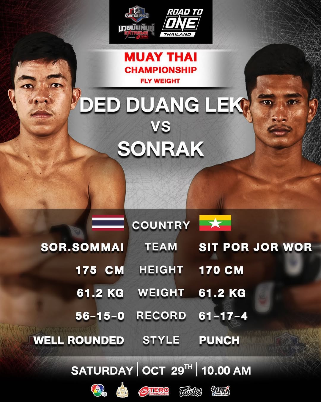 Fairtex Fight 36 poster