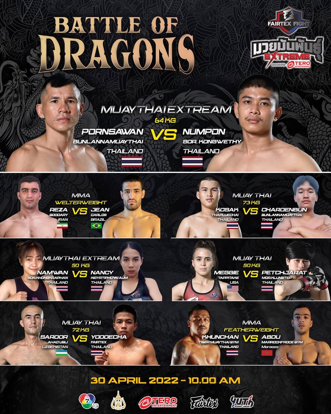 Fairtex Fight 10 poster