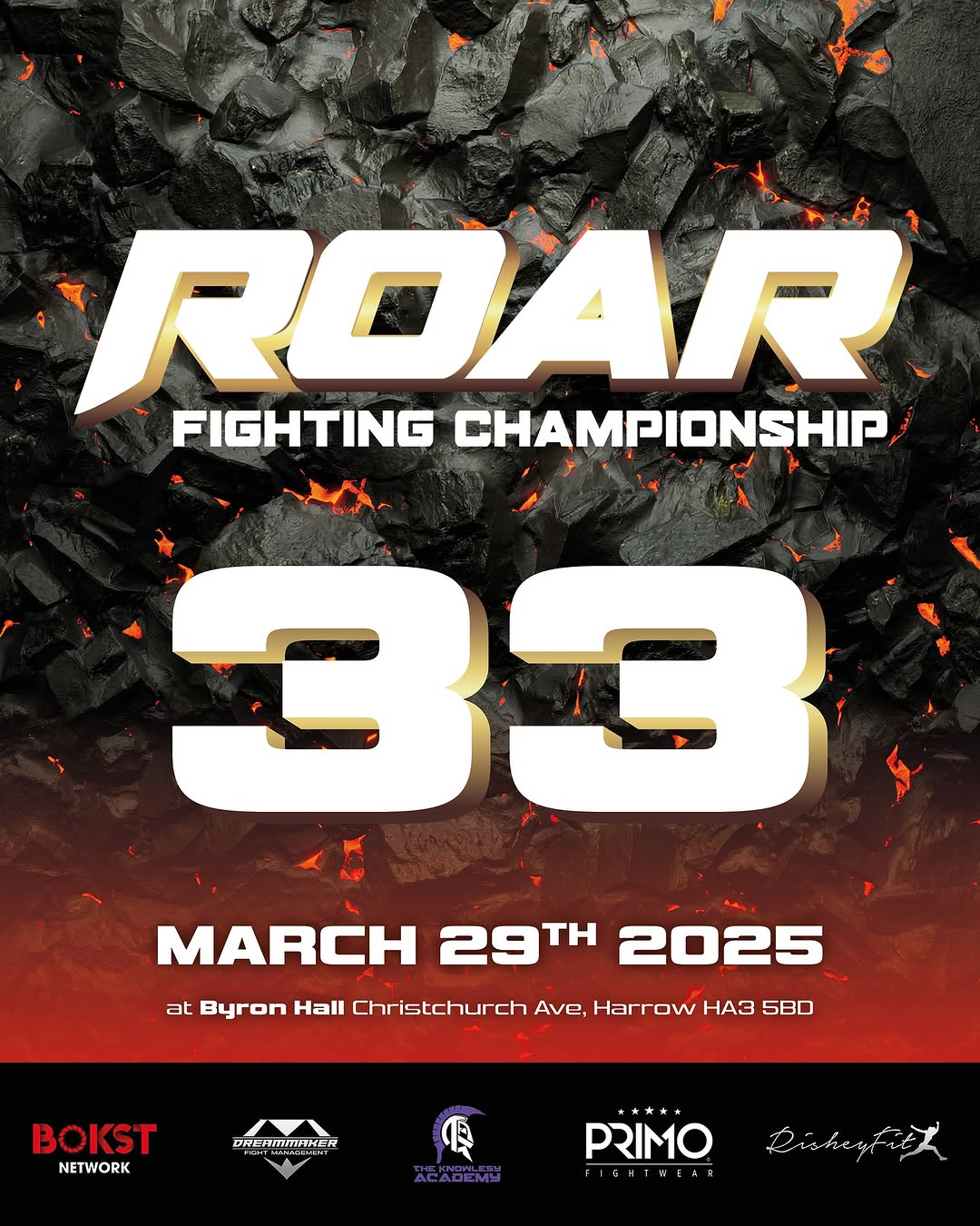 Roar Combat League 33 poster