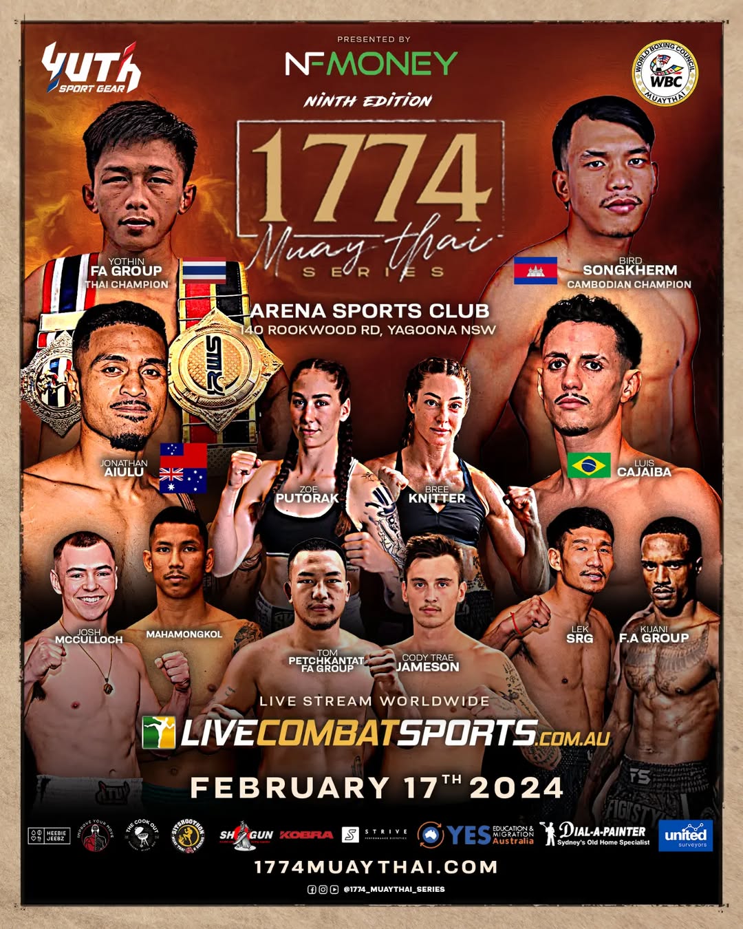 1774 Muay Thai Series - 9th Edition poster