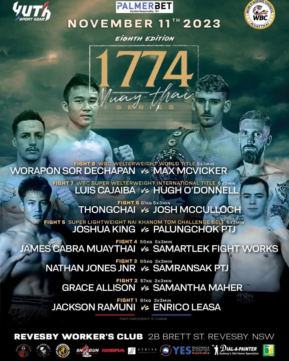 1774 Muay Thai Series - 8th Edition poster