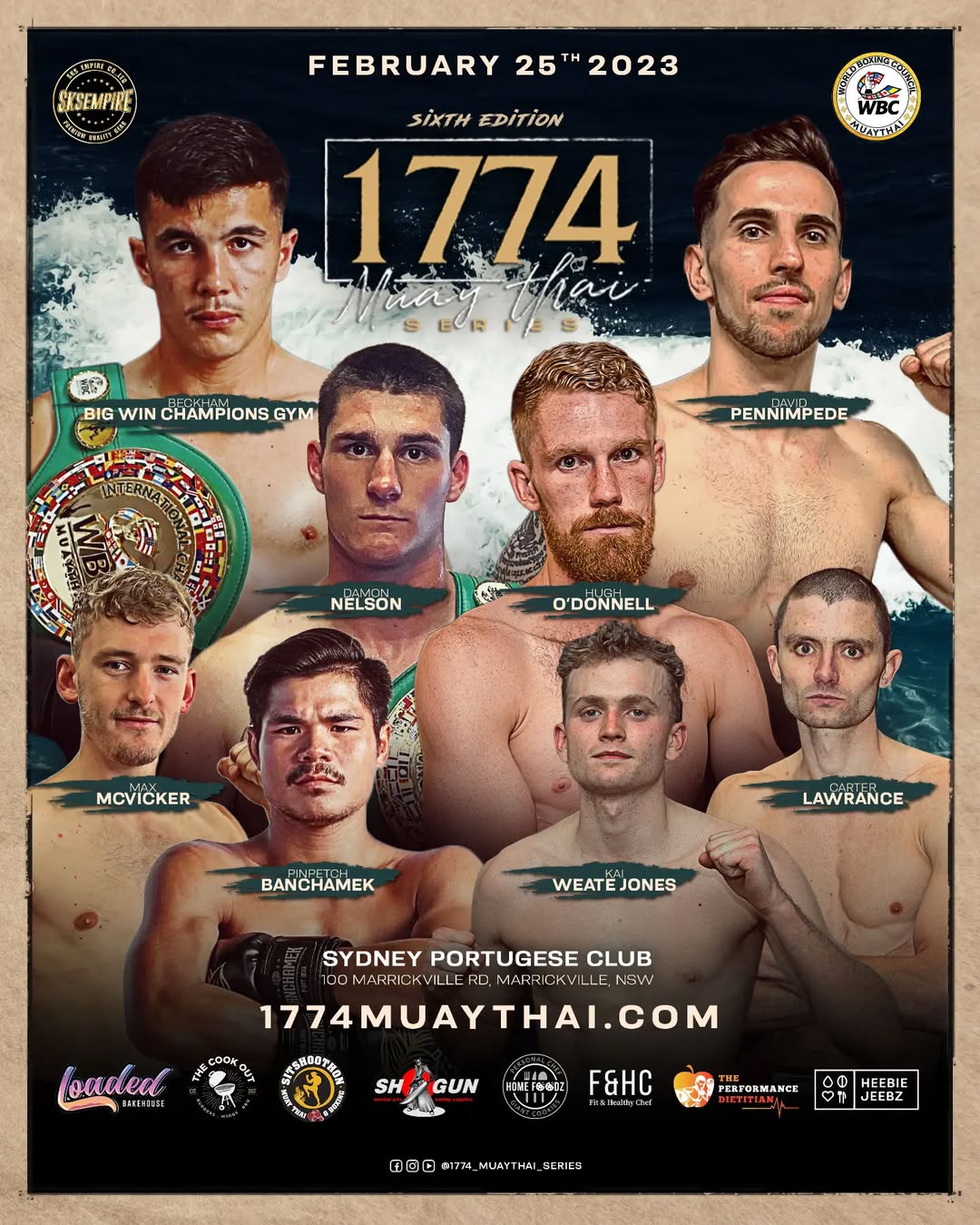 1774 Muay Thai Series - 6th Edition poster