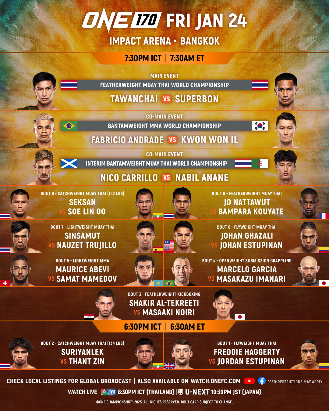 ONE 170 poster