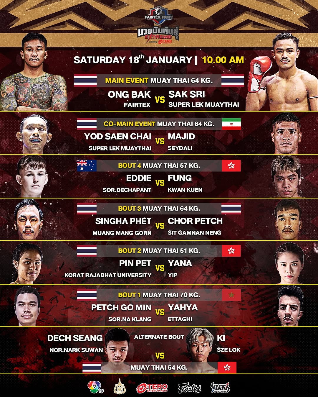 Fairtex Fight 119 poster