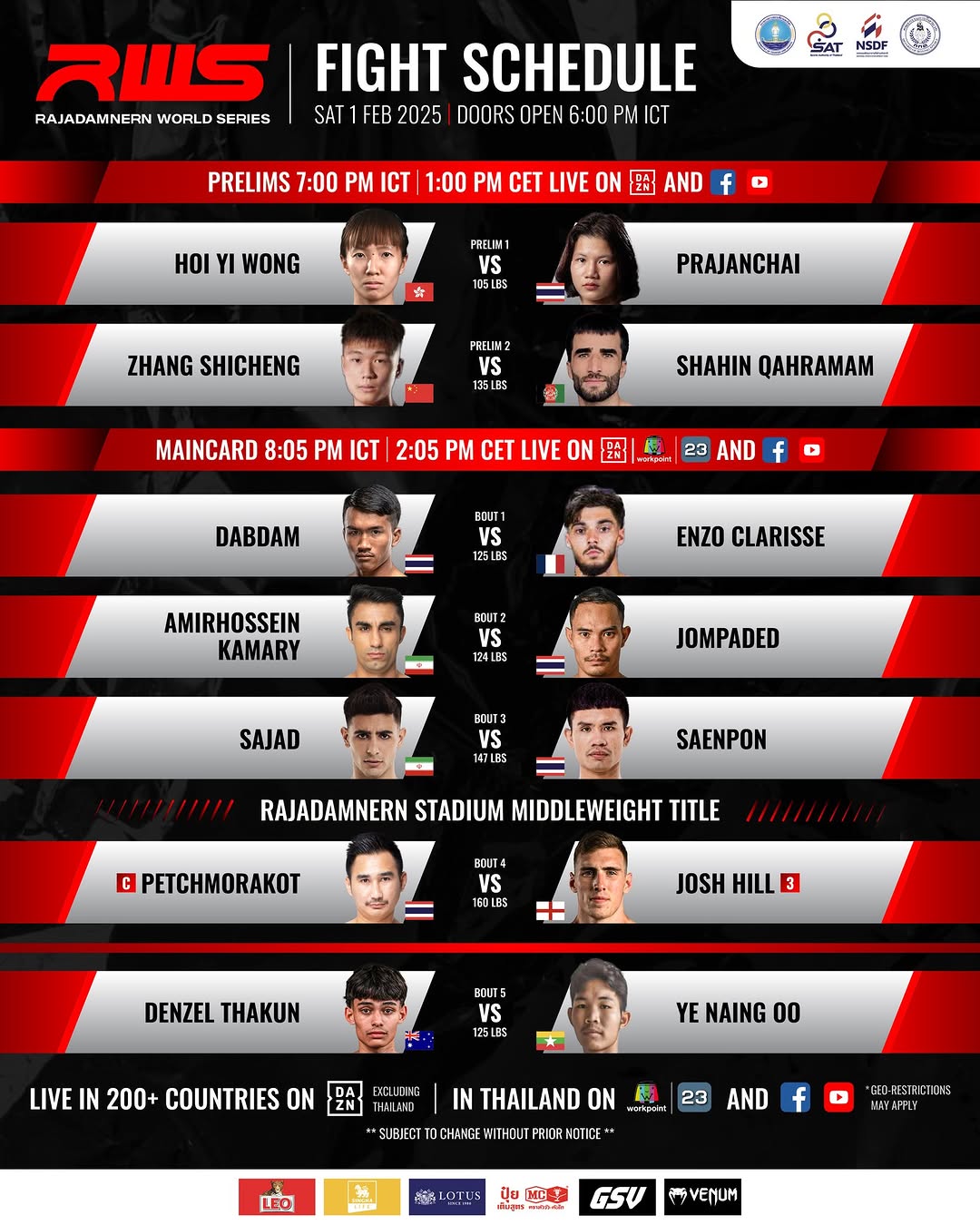 Rajadamnern World Series 127 poster