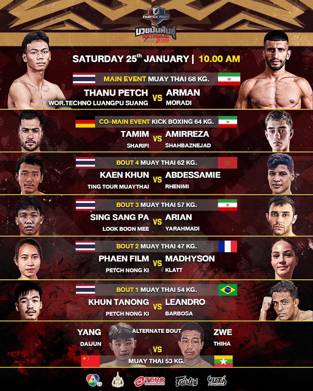 Fairtex Fight 120 poster