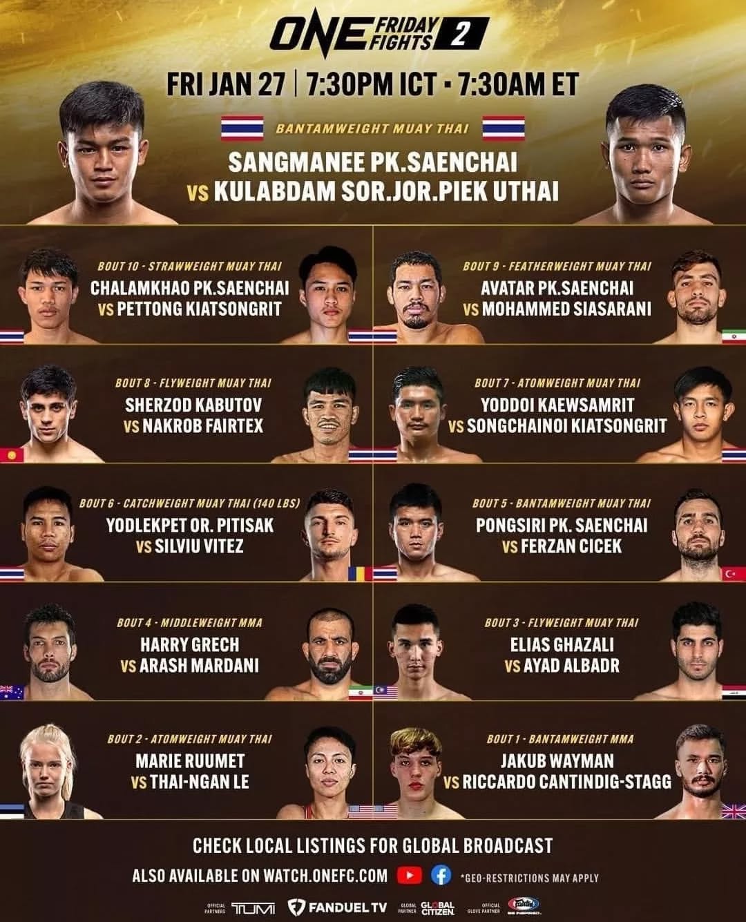 ONE Friday Fights 2 poster