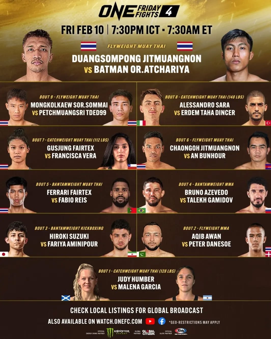 ONE Friday Fights 4 poster