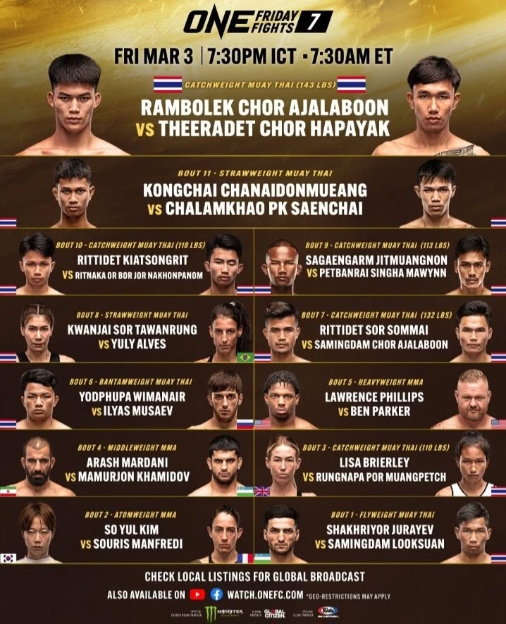 ONE Friday Fights 7 poster