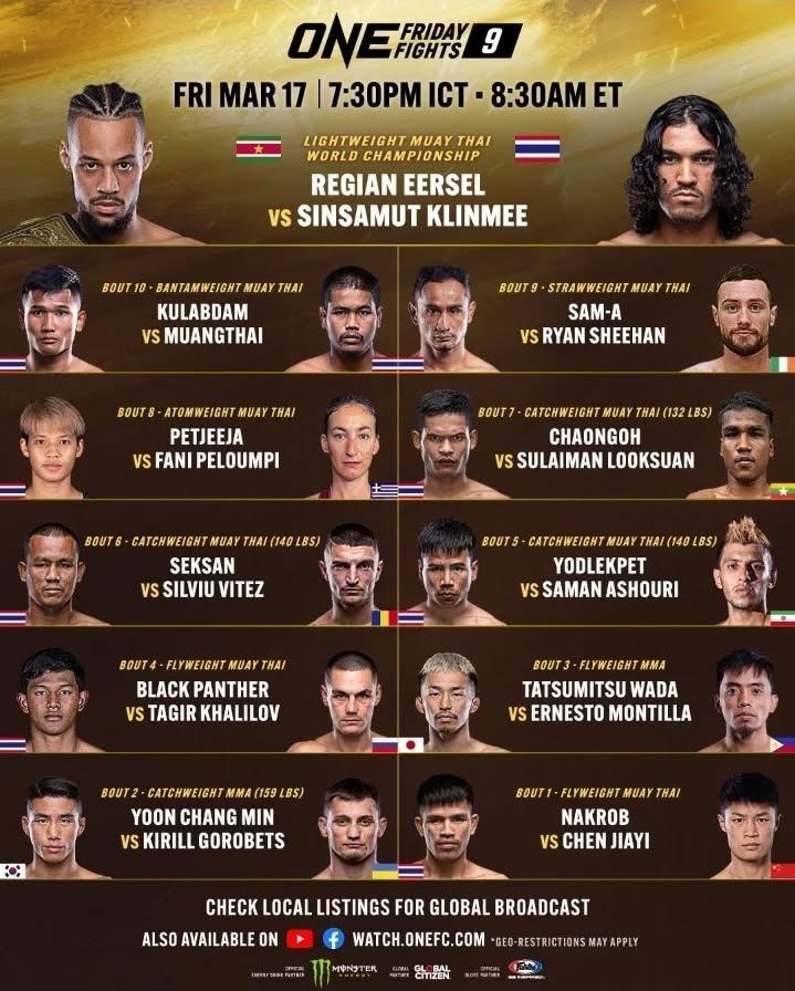 ONE Friday Fights 9 poster