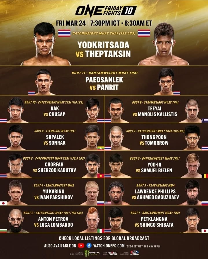 ONE Friday Fights 10 poster