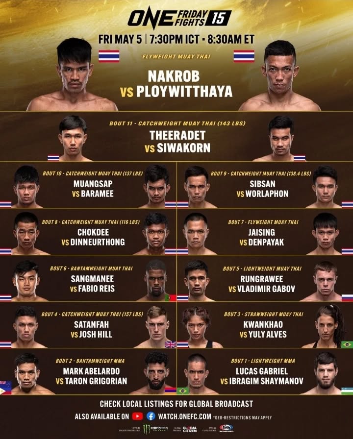 ONE Friday Fights 15 poster