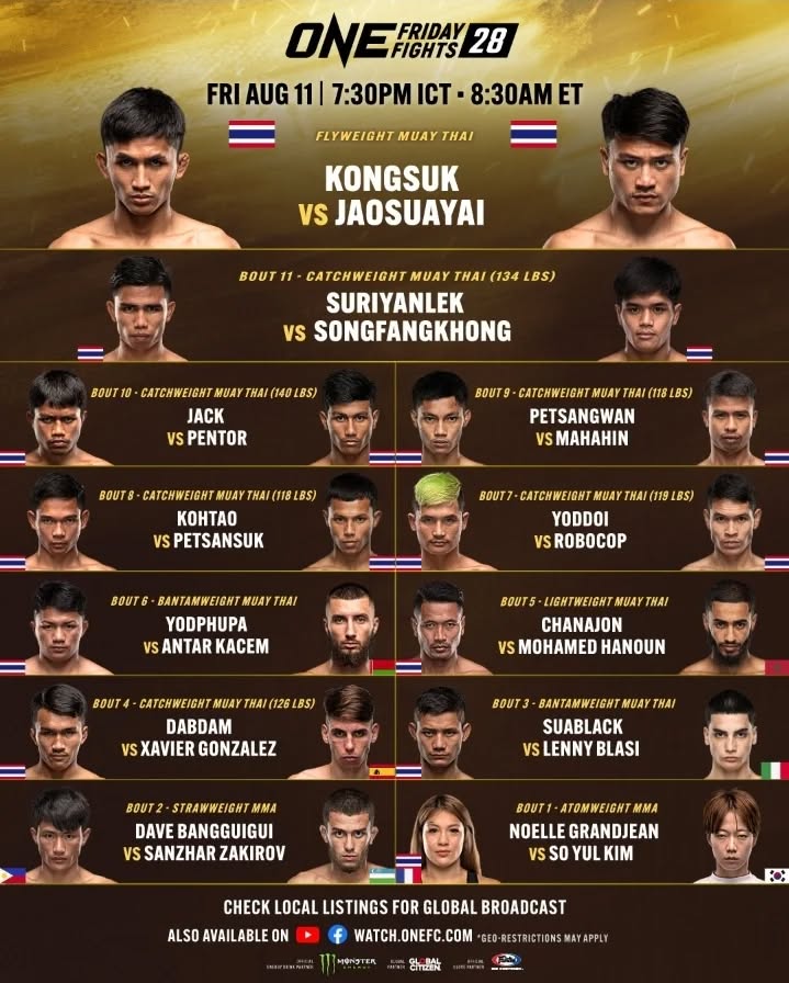 ONE Friday Fights 28 poster