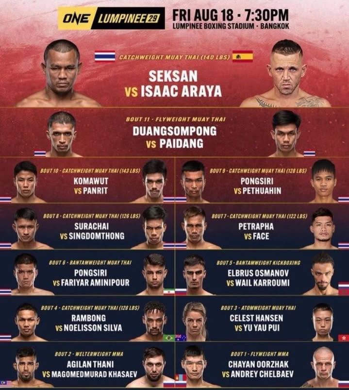 ONE Friday Fights 29 poster
