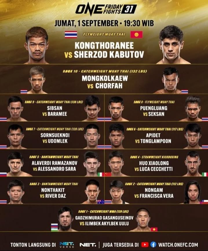 ONE Friday Fights 31 poster