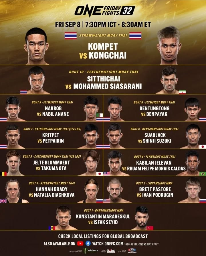 ONE Friday Fights 32 poster
