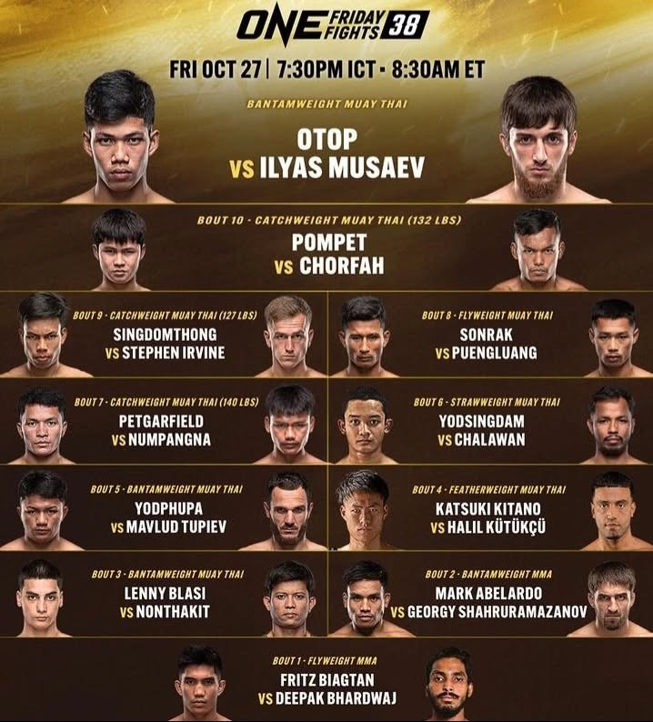 ONE Friday Fights 38 poster