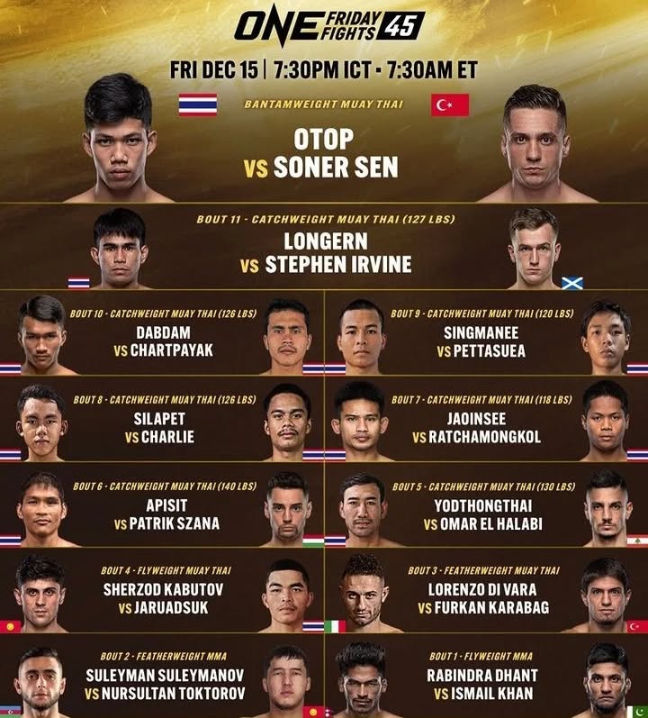 ONE Friday Fights 45 poster