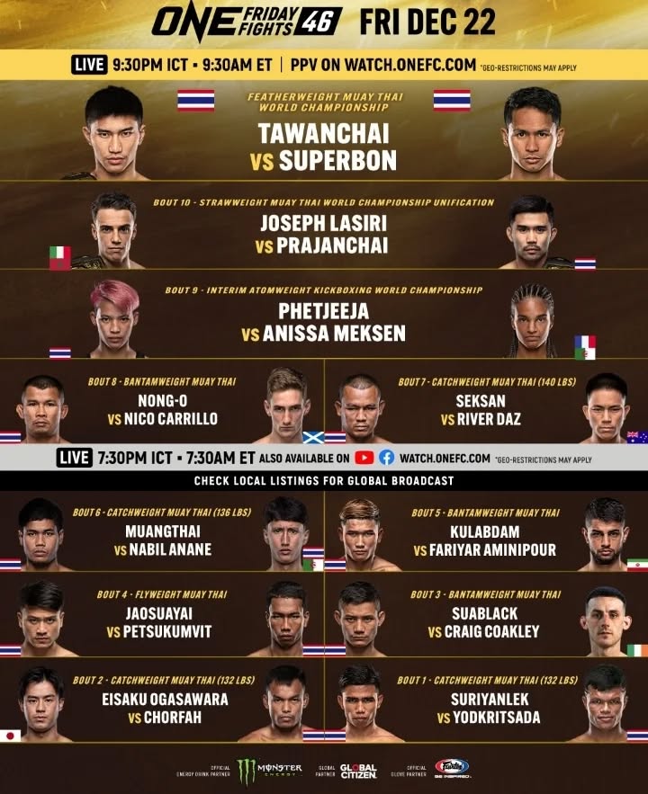 ONE Friday Fights 46 poster