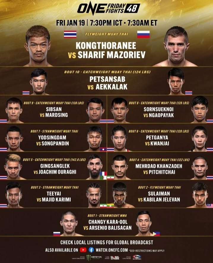 ONE Friday Fights 48 poster