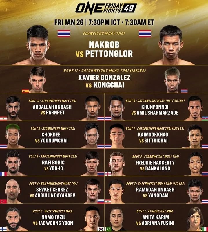ONE Friday Fights 49 poster