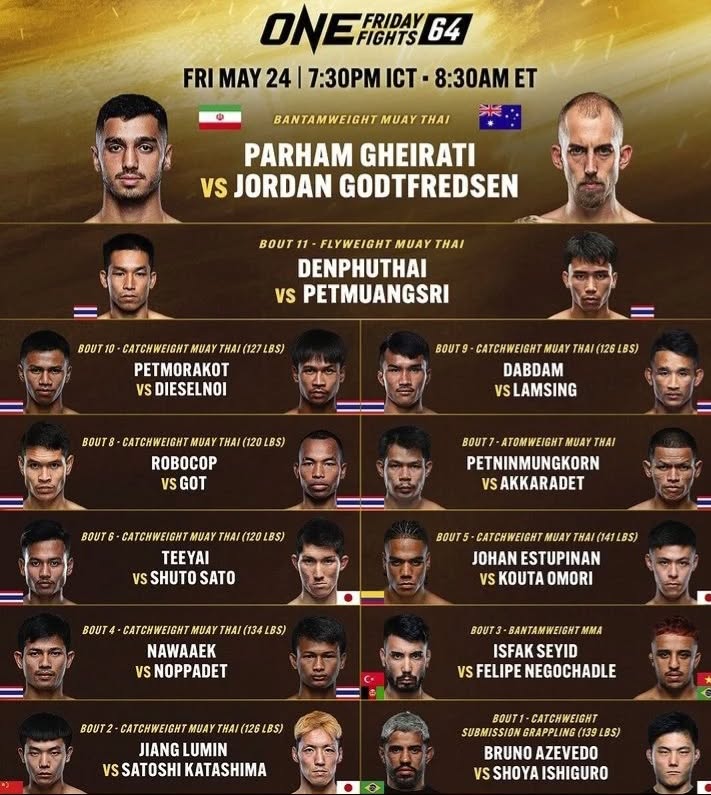 ONE Friday Fights 64 poster