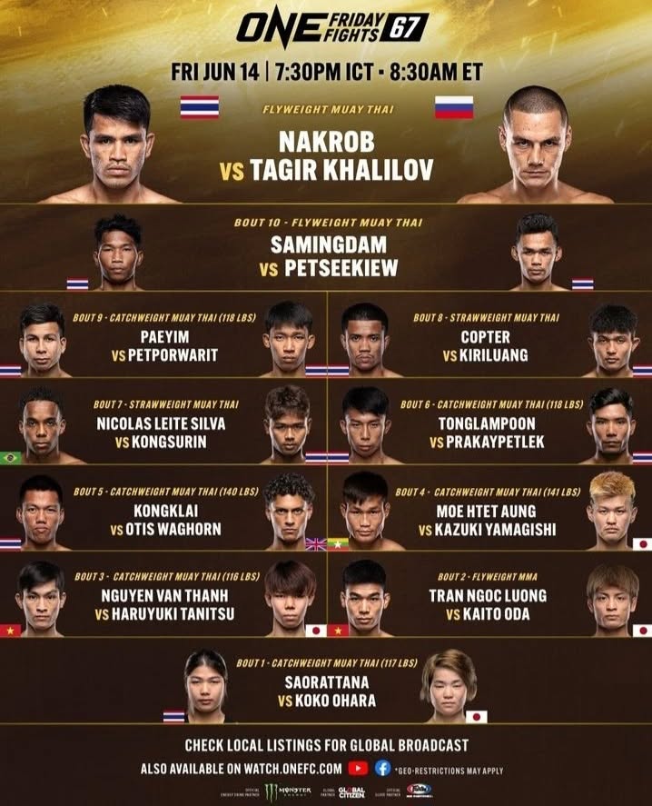 ONE Friday Fights 67 poster