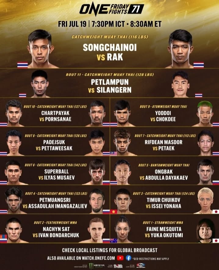 ONE Friday Fights 71 poster