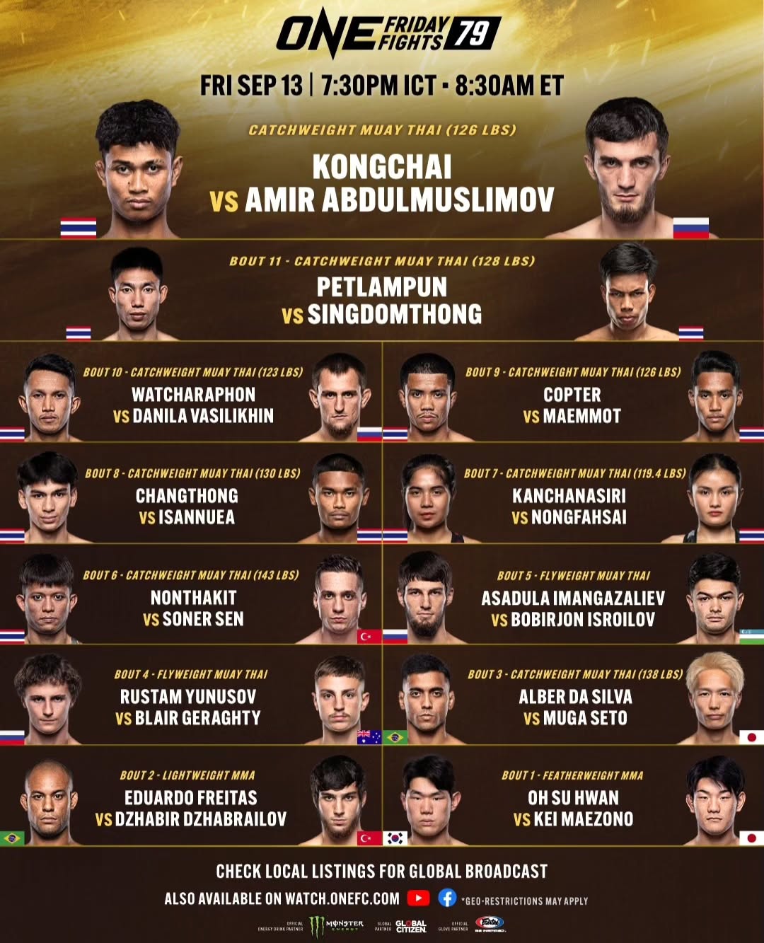 ONE Friday Fights 79 poster