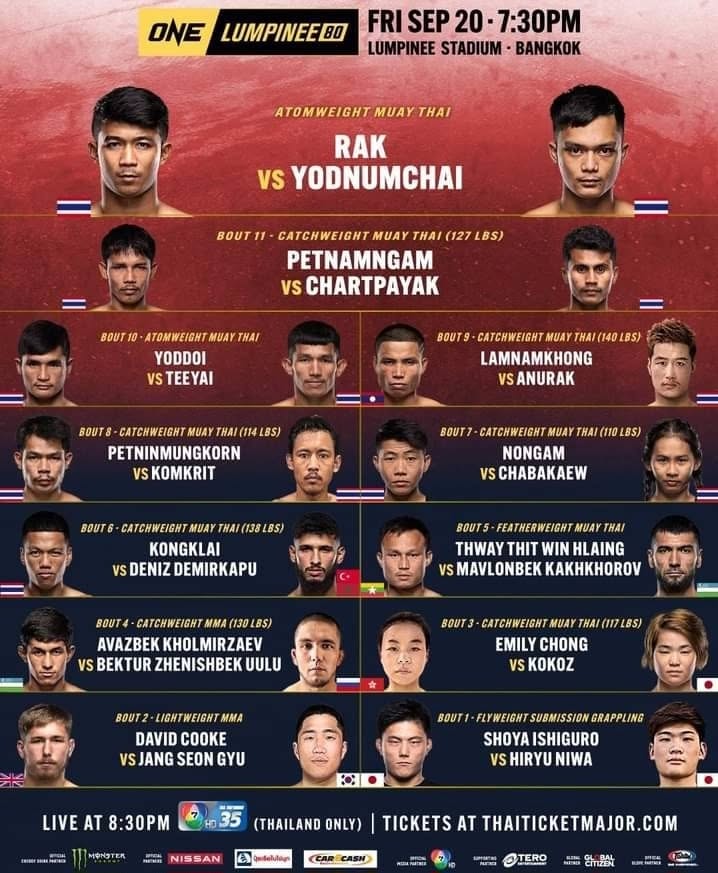 ONE Friday Fights 80 poster