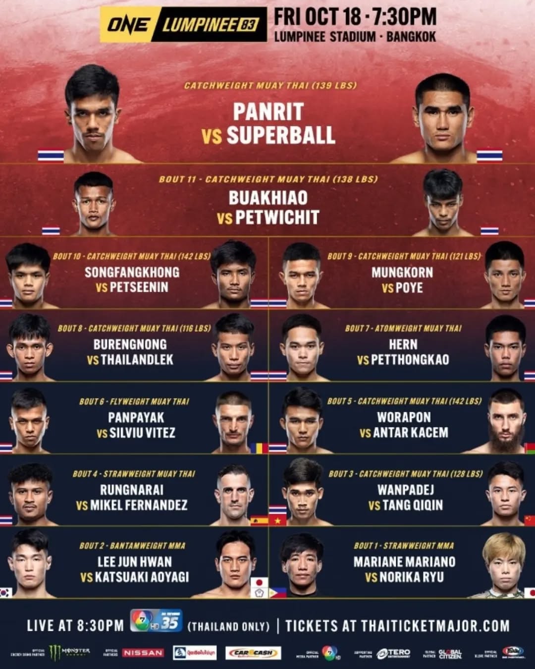 ONE Friday Fights 83 poster