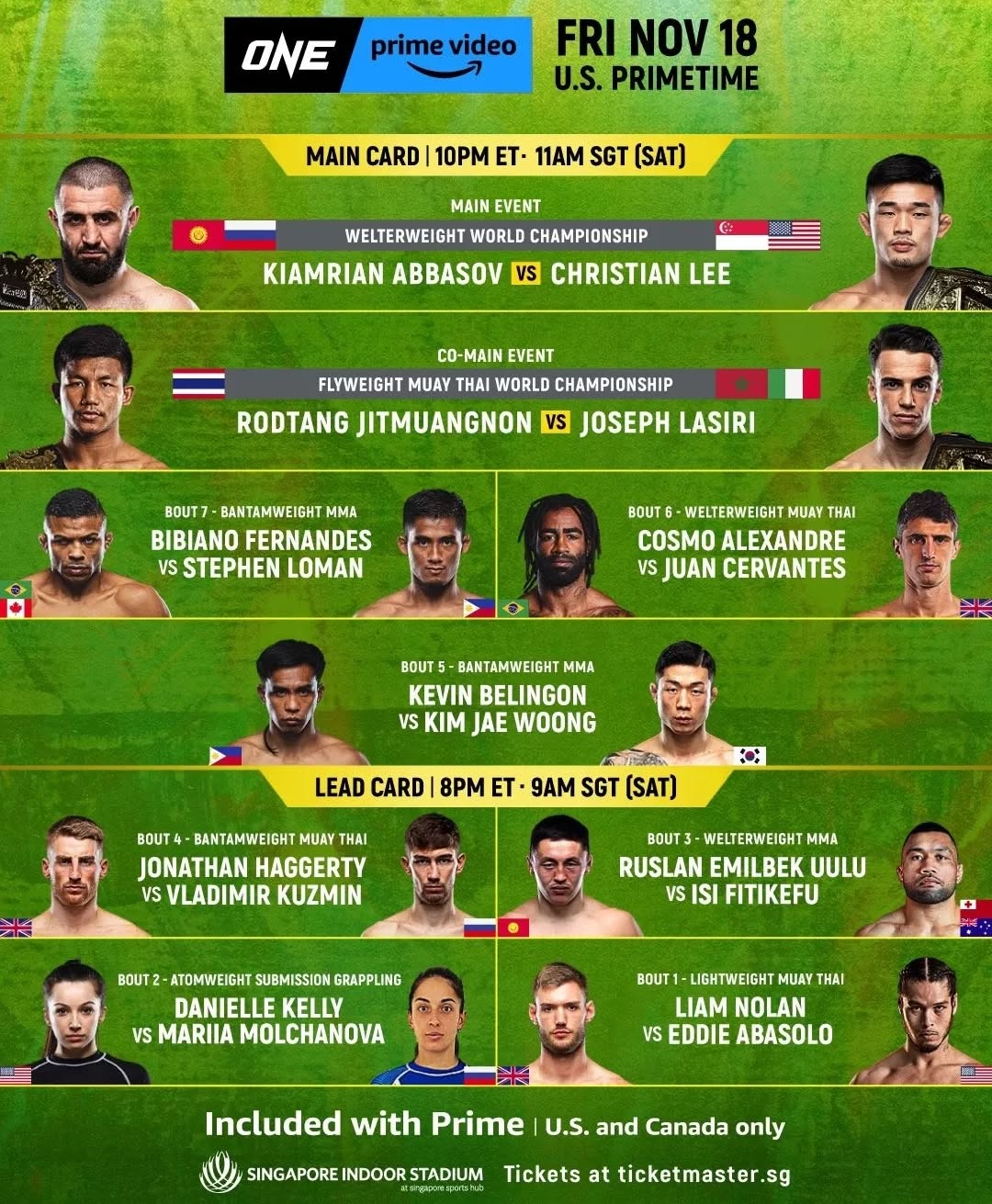 ONE Fight Night 4 poster