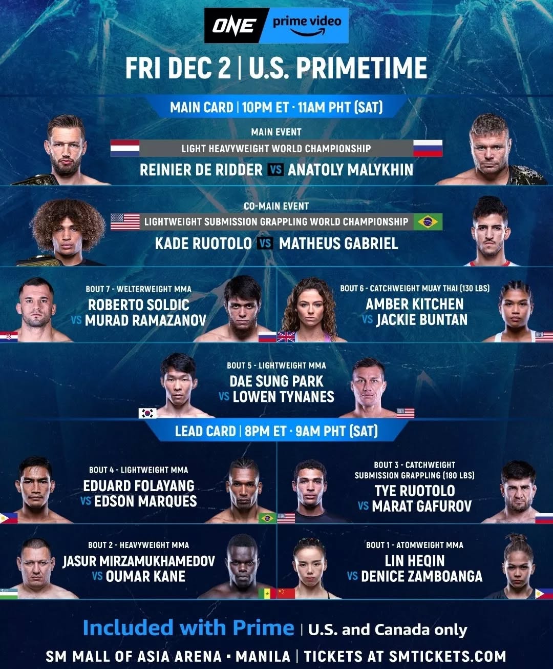ONE Fight Night 5 poster