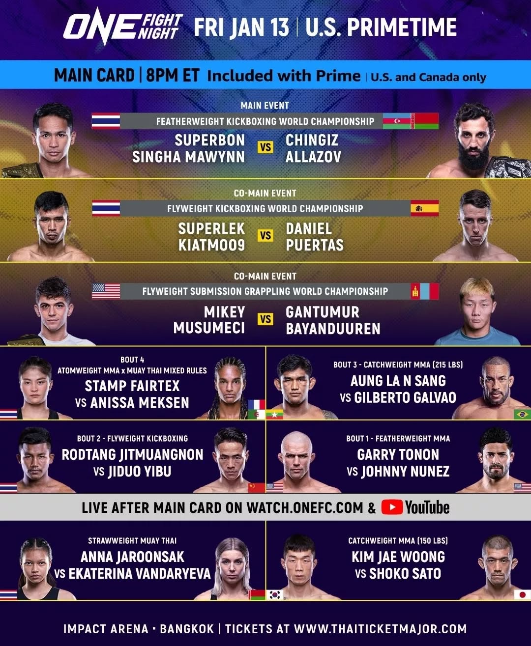 ONE Fight Night 6 poster