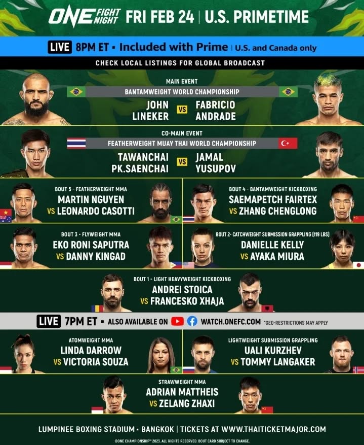 ONE Fight Night 7 poster