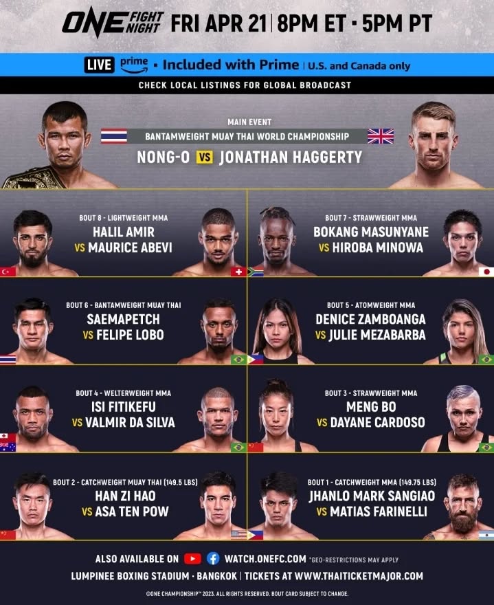 ONE Fight Night 9 poster