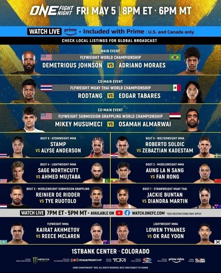 ONE Fight Night 10 poster