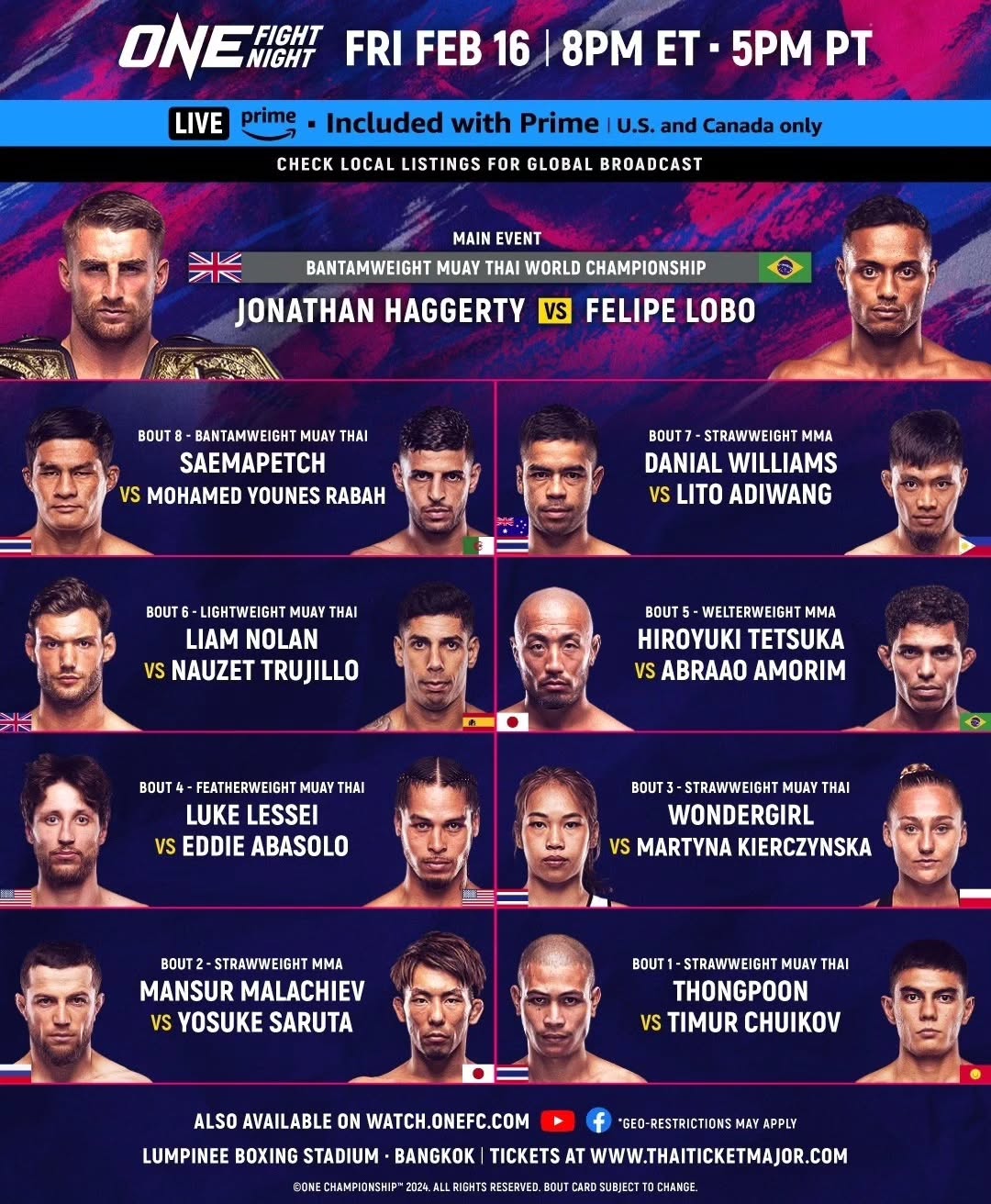 ONE Fight Night 19 poster