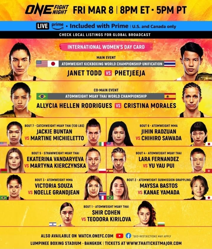 ONE Fight Night 20 poster