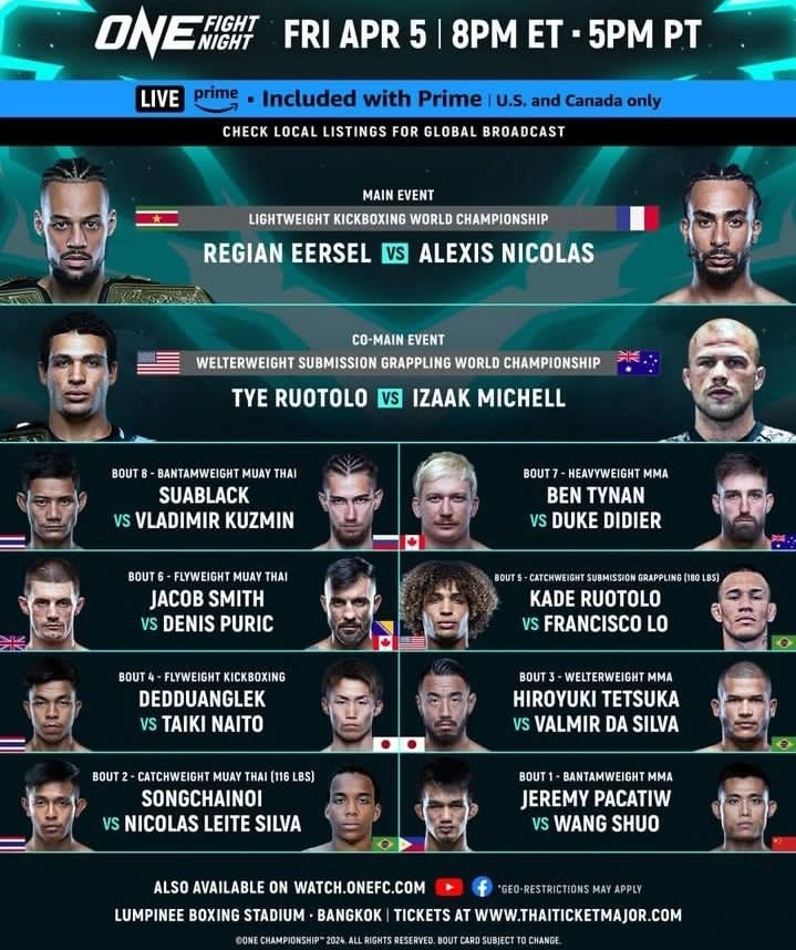 ONE Fight Night 21 poster