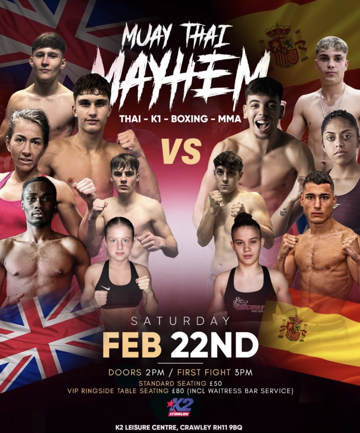 Muay Thai Mayhem (22.02.2025) poster