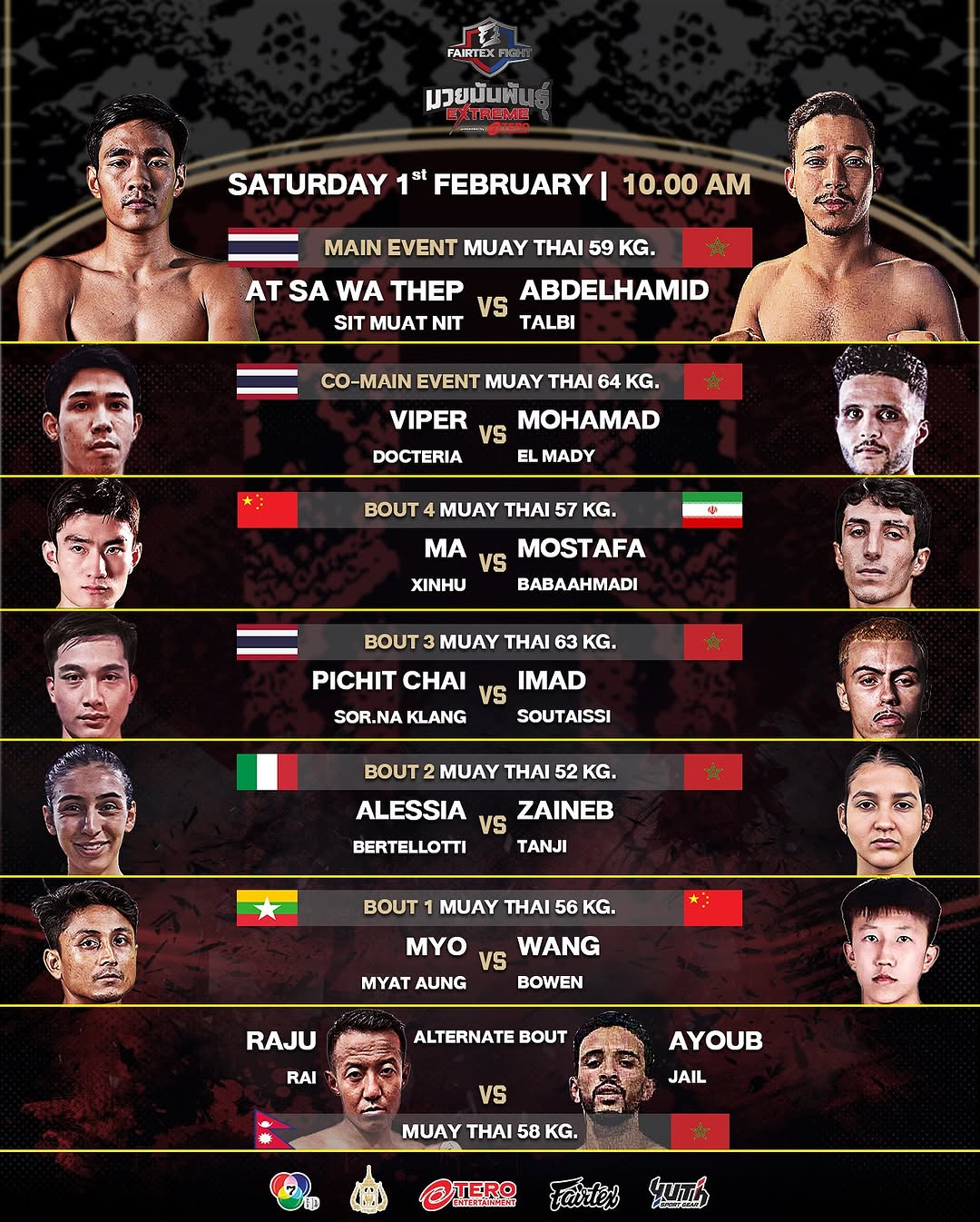 Fairtex Fight 121 poster