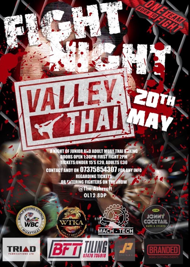 Valley Thai Fight Night 1 poster