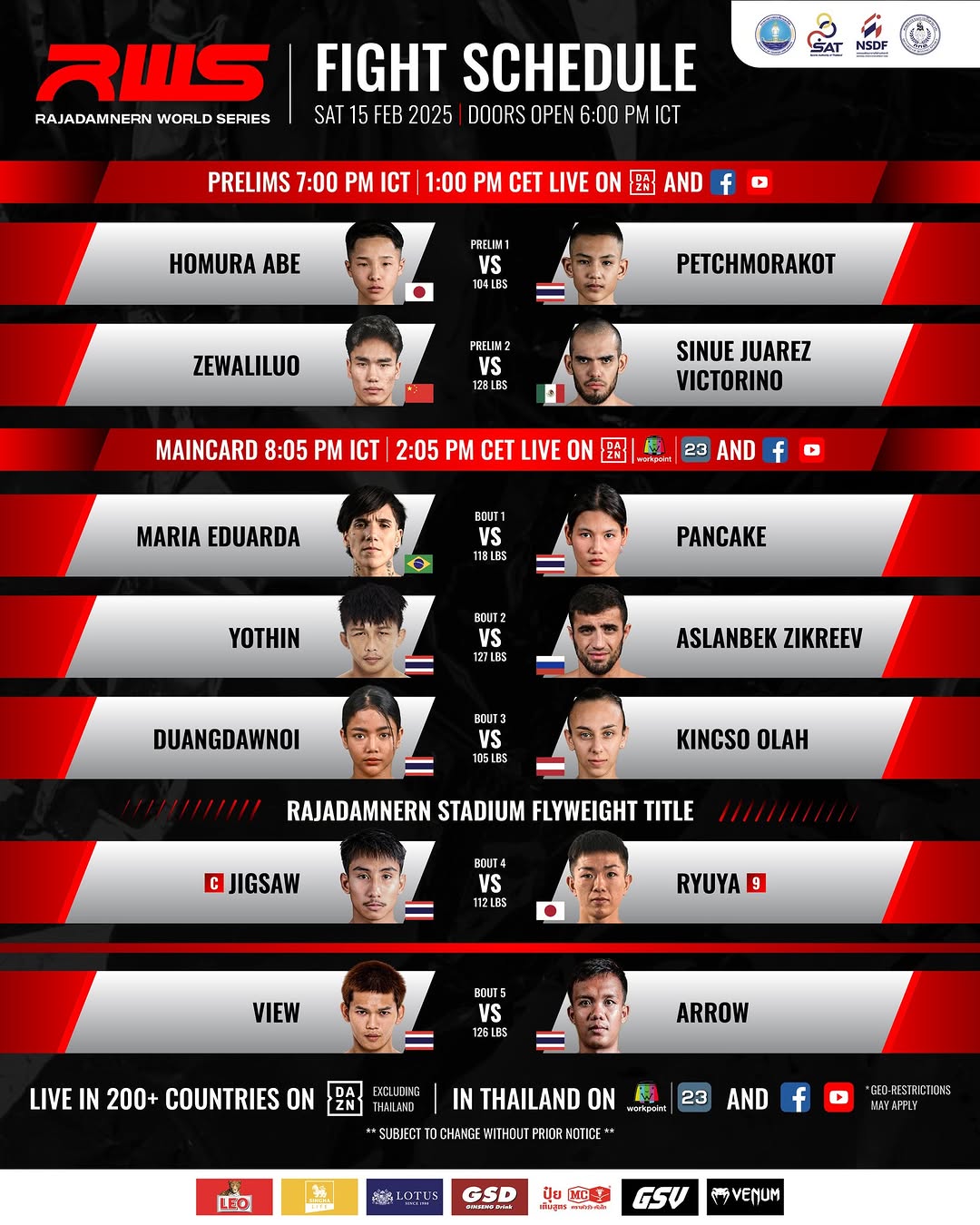 Rajadamnern World Series 129 poster